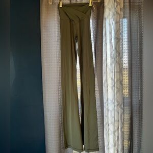 Aerie Hi-Waisted Crossover Flare Leggings
